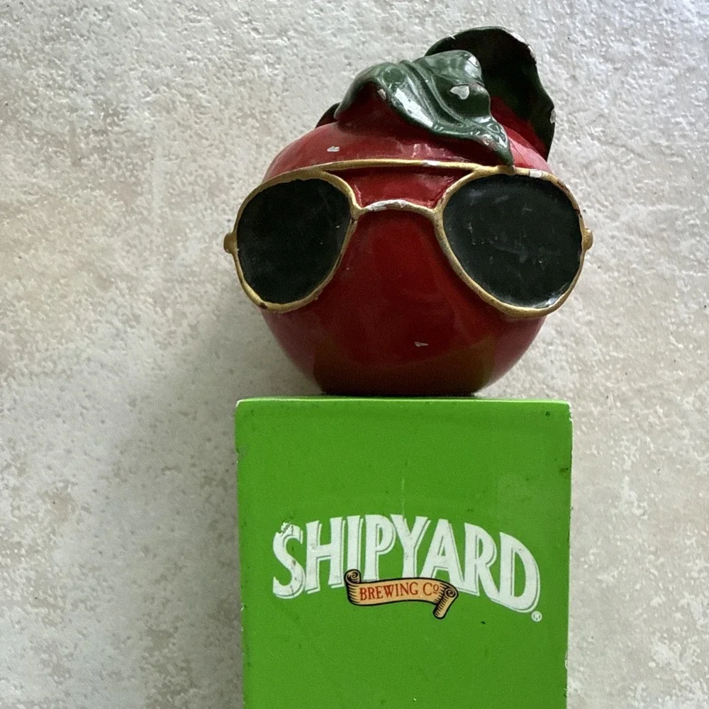 Shipyard Beer Tap‎ Handle Knob Top Draft Kegerator Bar Brewery Applehead Ale